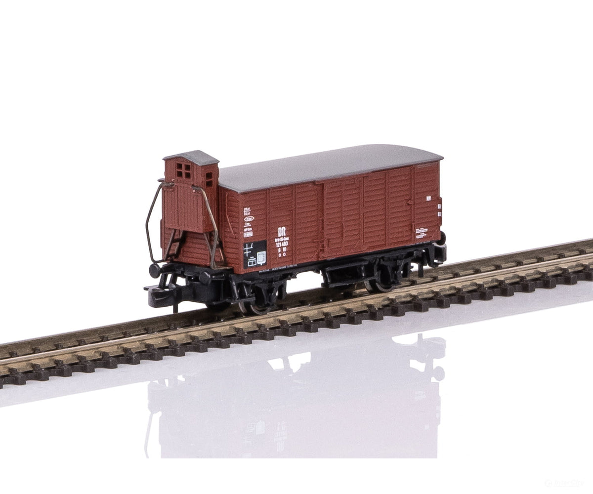 Marklin 86607 Z DB Type G 10 Freight Car With a Short Brakeman’s Cab - European Freight Cars