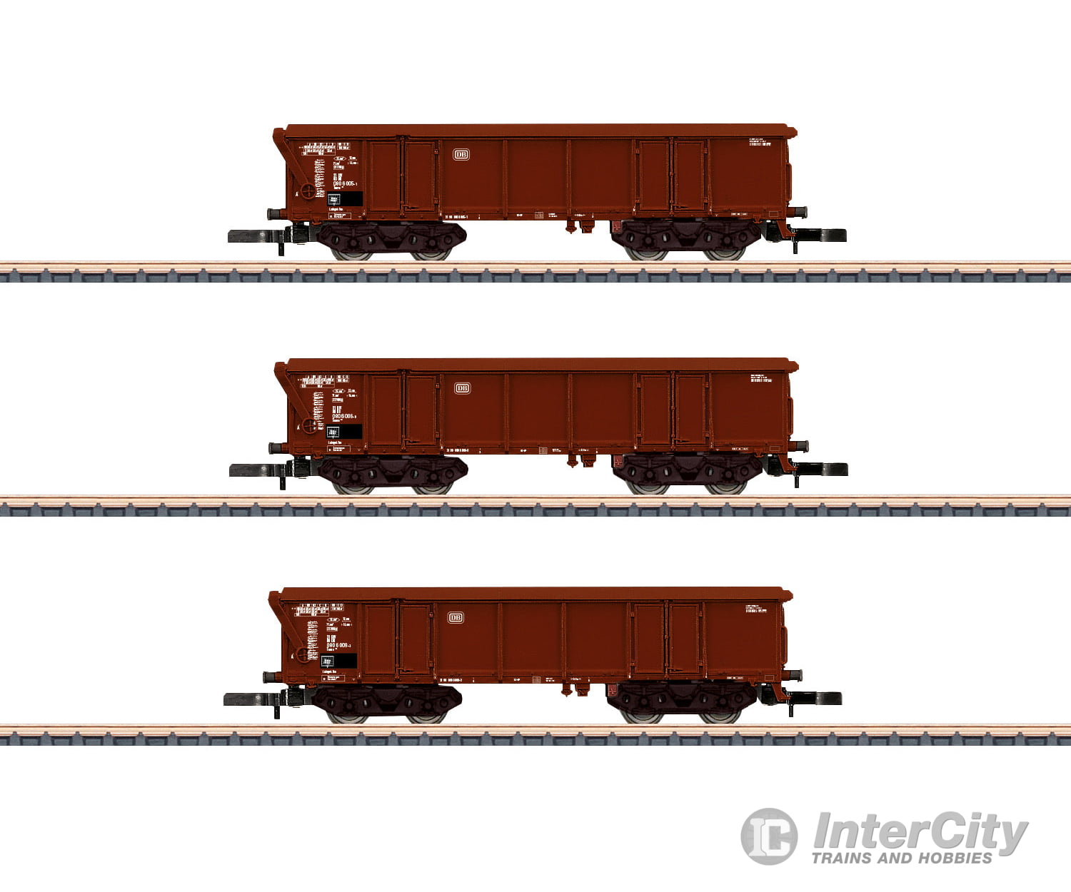 Marklin 86682 DB Gondolas with Retractable Roofs Set - Default Title (IC-MARK-86682)