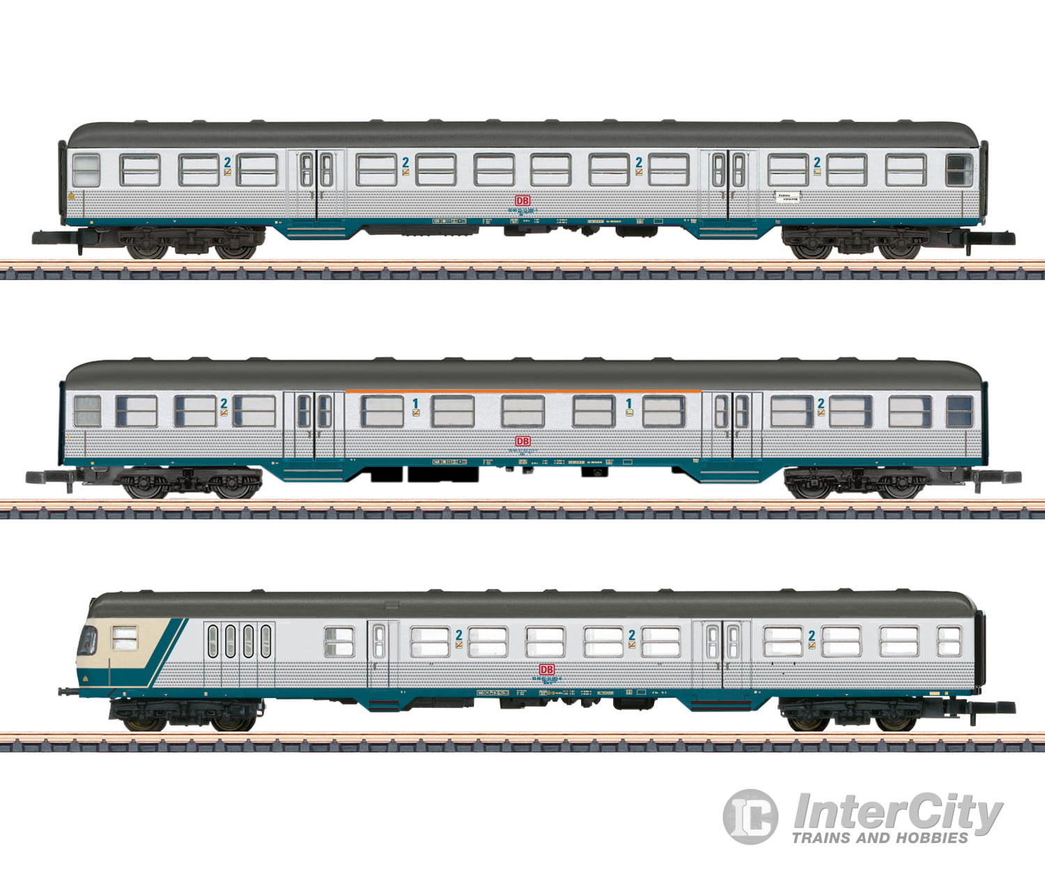Marklin 87183 Z Passenger Car Set ’Karlsruhe End’ European Passenger Cars