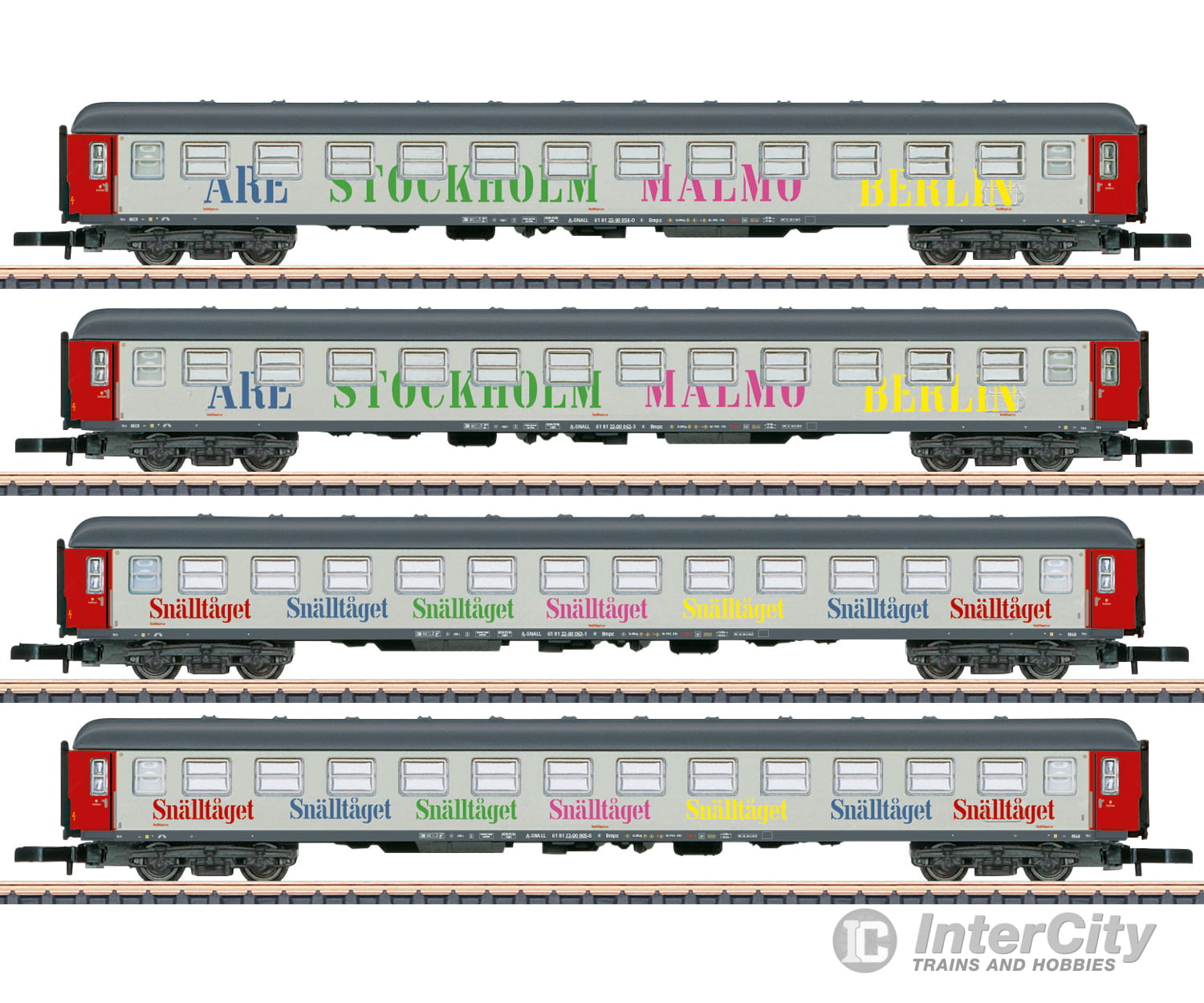 Marklin 87283 Z ’Snälltåget’ Car Set European Locomotives