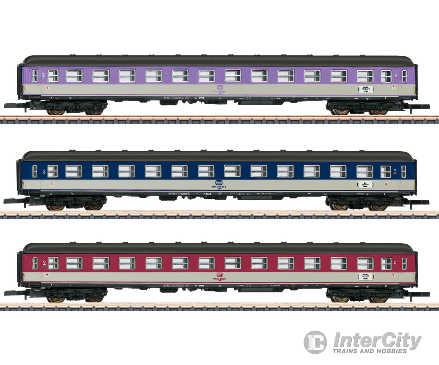 Marklin 87402 DB "Pop Cars" Express Train Passenger Car Set - Default Title (IC-MARK-87402)