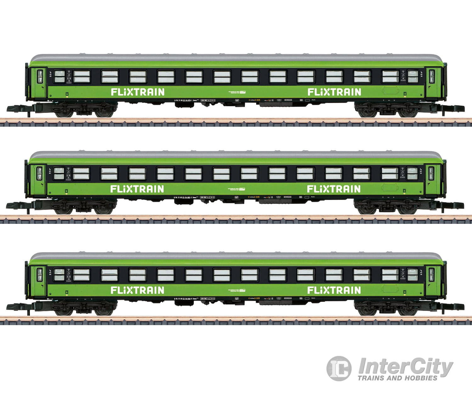 Marklin 87403 Z Express Train Car Set (MHI Exclusive Item) European Passenger Cars