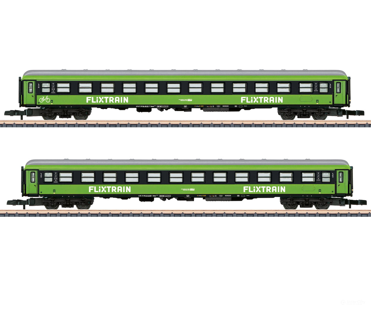 Marklin 87404 Z Express Train Car Set 2 (MHI Exclusive Item) European Passenger Cars
