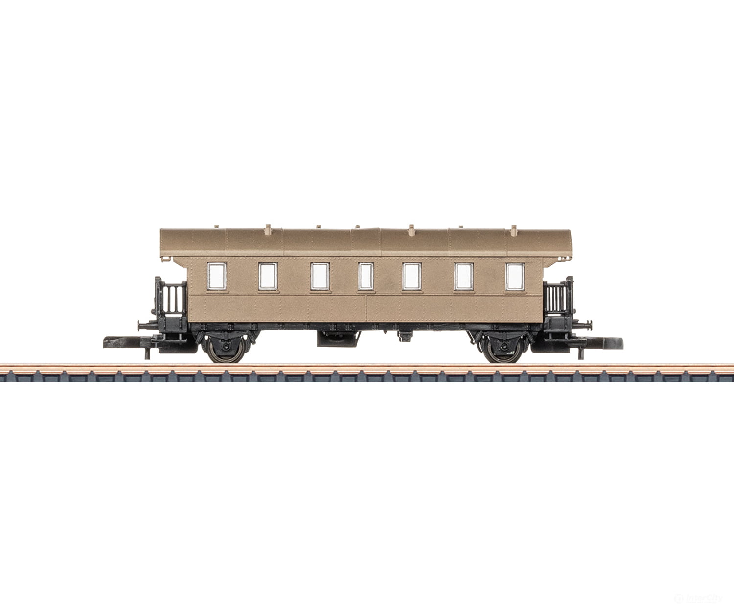 Marklin 87519 Z Two-Axle Passenger Car with a Real Bronze Body - European Passenger Cars