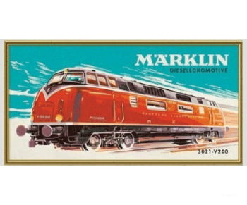 Marklin A 15966 Paint-by-Numbers Set - V200 Diesel Locomotive - Collectibles