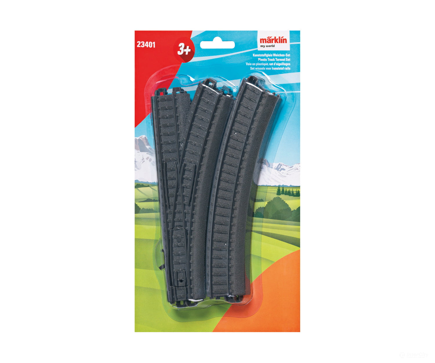 Marklin 23401 Marklin my world - Plastic Track Turnout Set - Default Title (IC-MARK-23401)