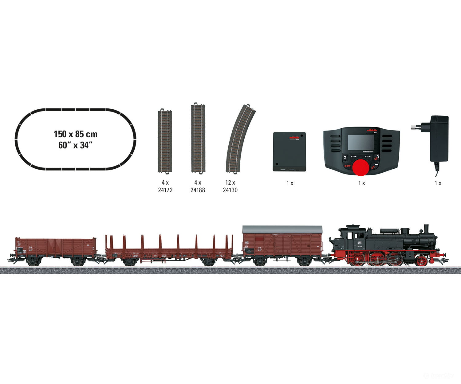 Marklin 29074 DB "Era III Freight Train" Digital Starter Set - Default Title (IC-MARK-29074)