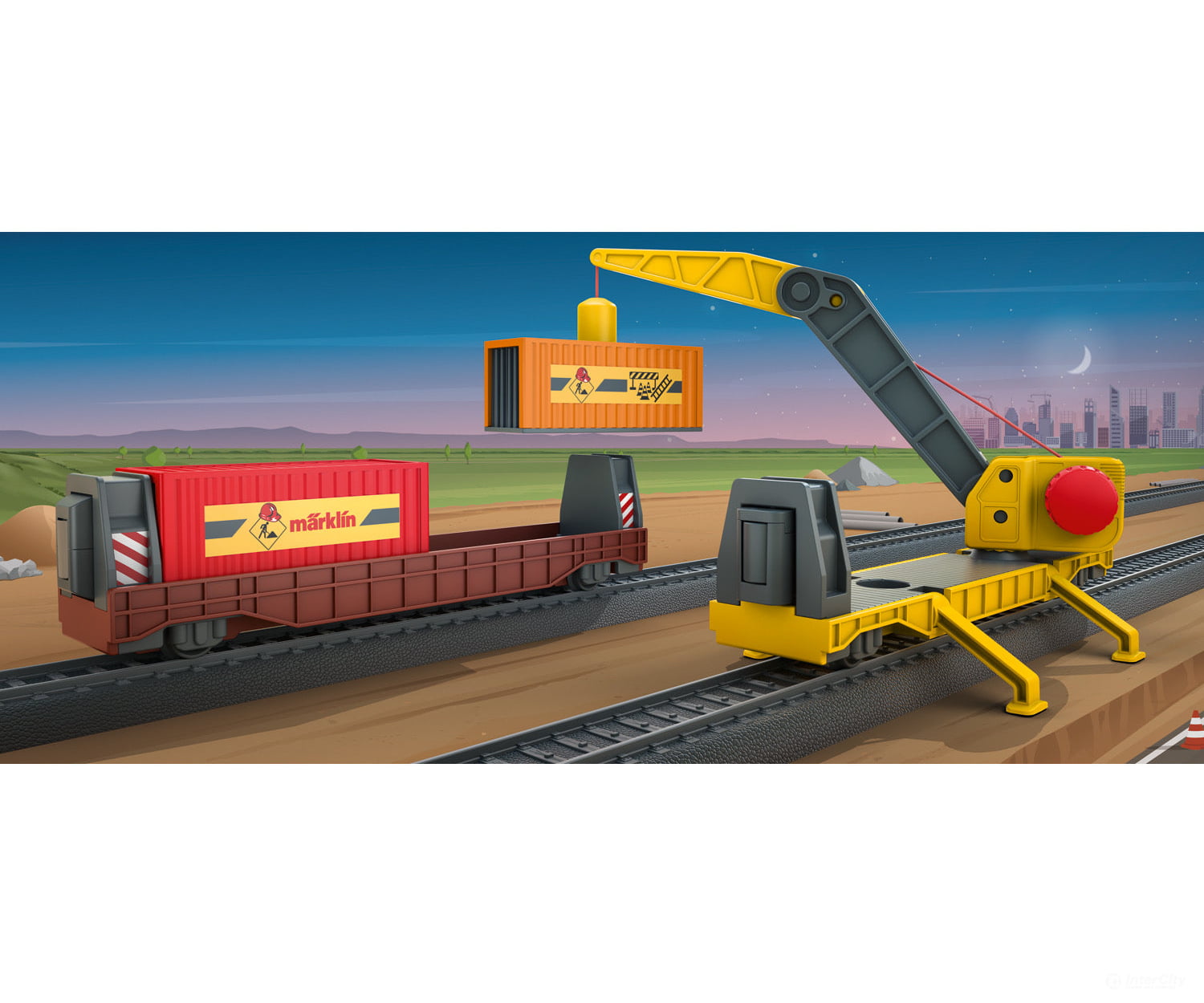 Marklin 44122 Marklin my world - Container Transport Car - Default Title (IC-MARK-44122)