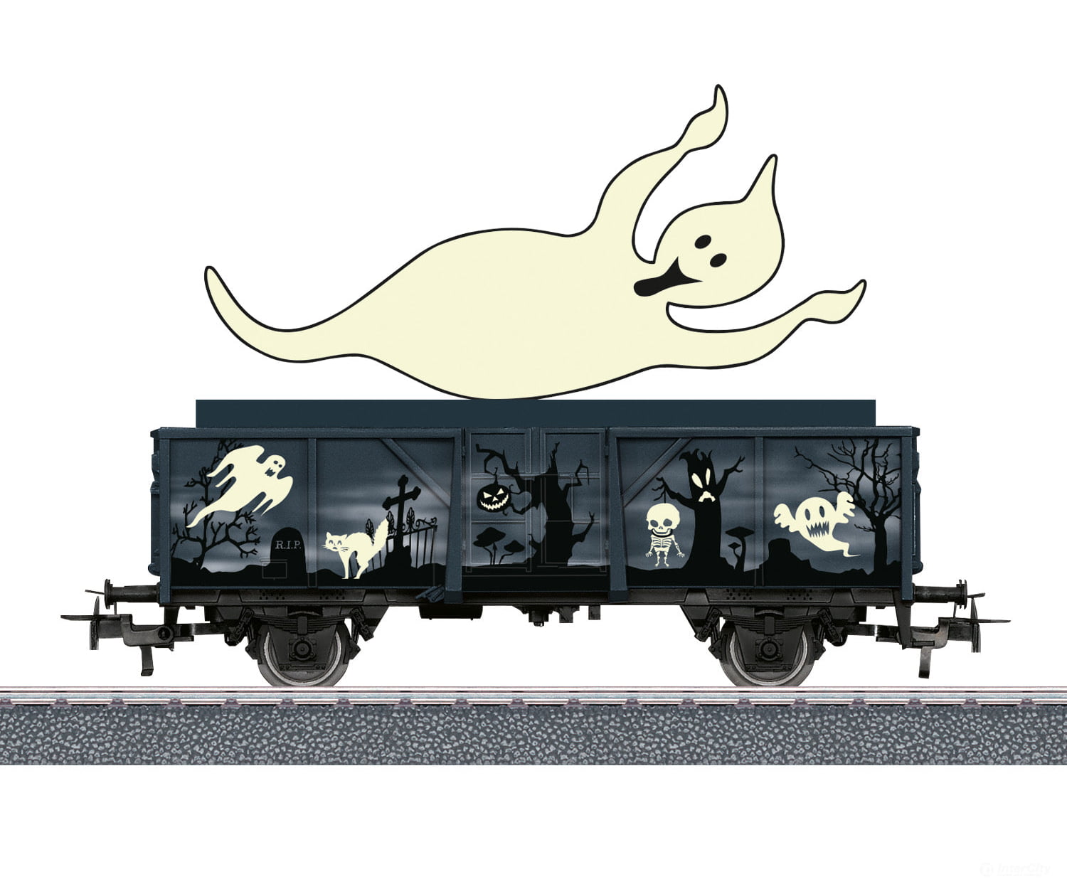 Marklin 44234 Marklin Start up - Glow in the Dark Ghost Car - Default Title (IC-MARK-44234)