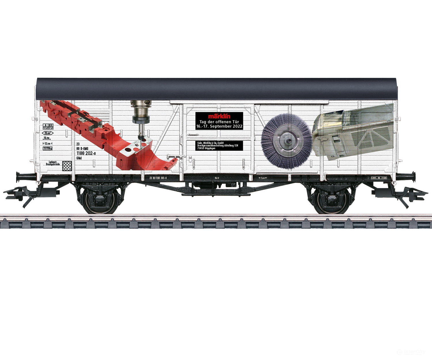 Marklin 48954 Special car for the canceled open day 2022 - Covered freight car Gbkl - Default Title (IC-MARK-48954)