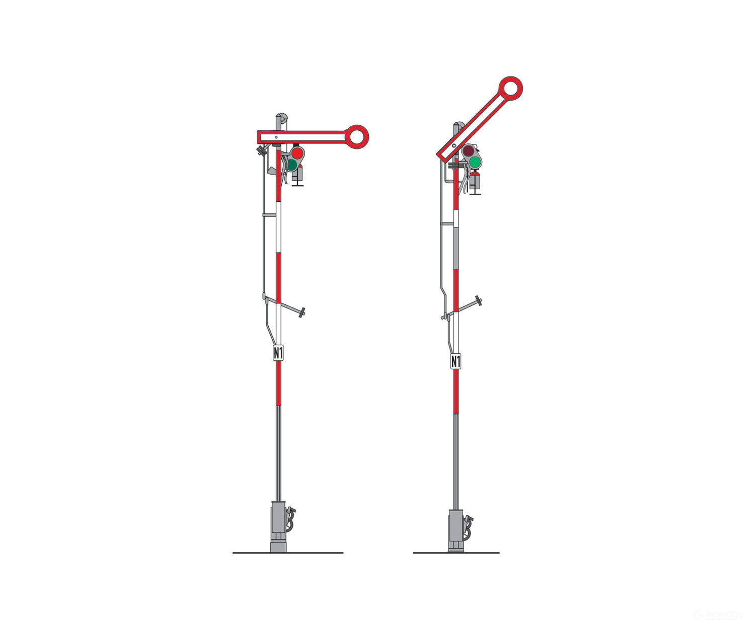 Marklin 70391 Home Signal with a Narrow Mast - Default Title (IC-MARK-70391)