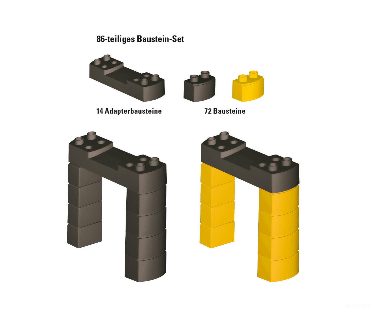 Marklin 72221 Marklin my world - Building Block Set for Elevated Railroad Grades - Default Title (IC-MARK-72221)