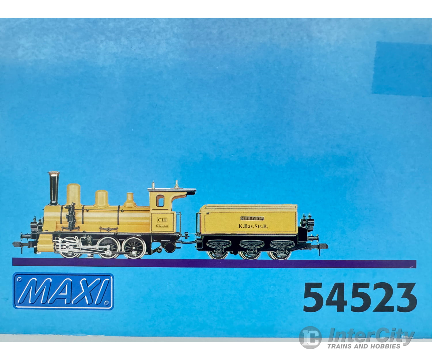 Marklin Maxi 54523 1 KBayStsB 0-6-0 Steam Locomotive ’Ludwig’ of the K Bay Sts B. C111 Delta European Locomotives