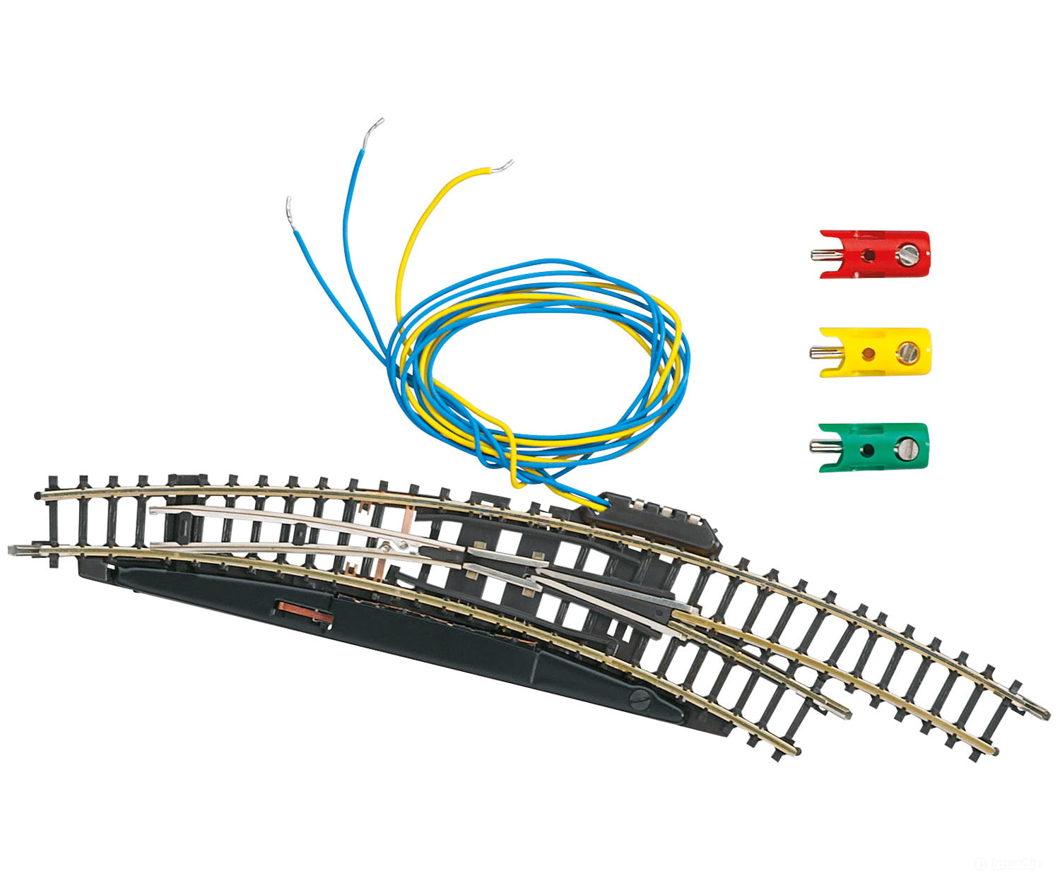 Marklin 8569 Electric Right Curved Turnout 195 mm - Default Title (IC-MARK-8569)