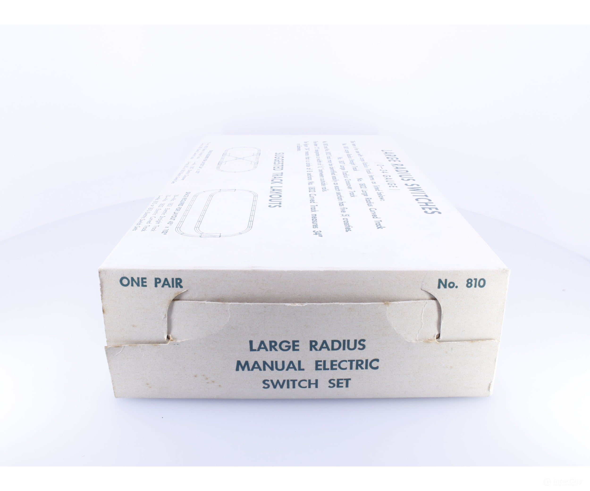 Marx 810 O 1 Pair of 0-34 Gauge Electric Switches (#1) - Track & Turnouts