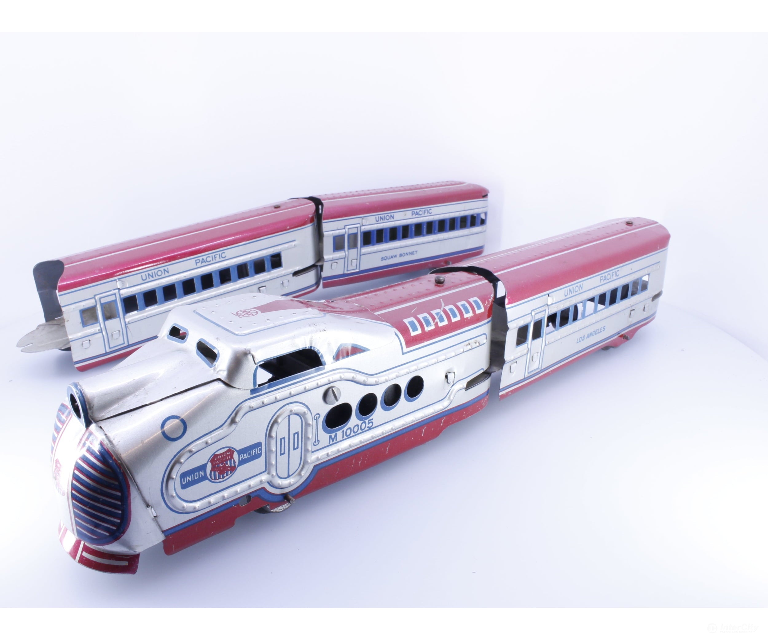 Marx M10005 O 4 Piece Vintage Tin Plate Union Pacific M10005 Train Union Pacific (UP) M 10005 Analog DC - Locomotives
