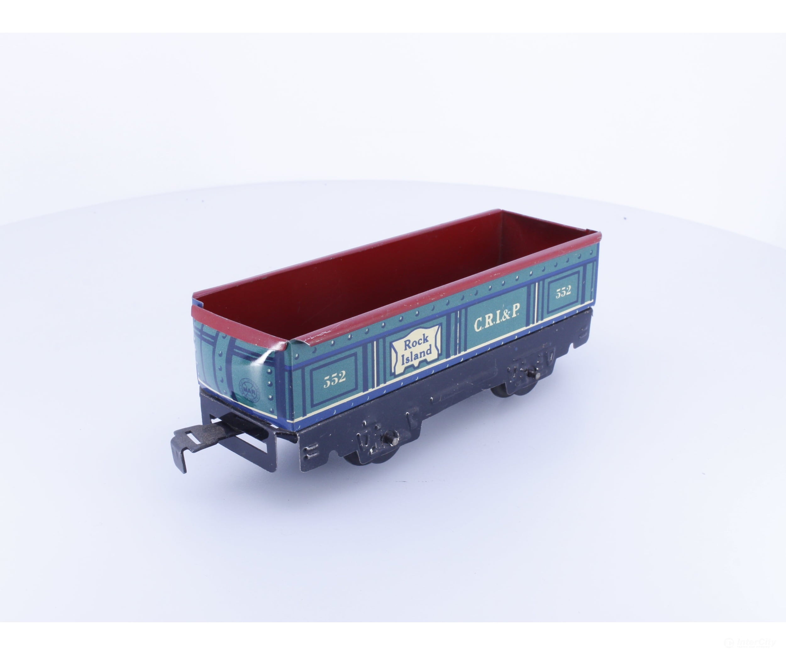 Marx RI552 O High Side Gondola Chicago Rock Island and Pacific Railroad (RI) 552 - Freight Cars