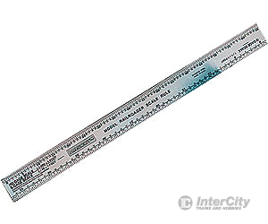 Mascott H711 Model Railroad Scale Ruler - Ho N S And O Scales Tools