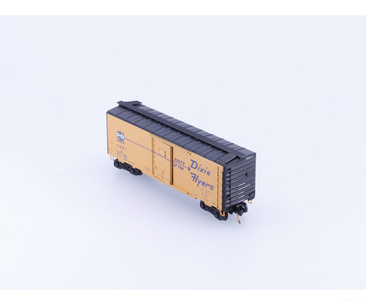 Micro Trains 020 00 702 N 40’ Standard Box Car Chicago & Eastern Illinois (CEI) C&EI 2 - Freight Cars