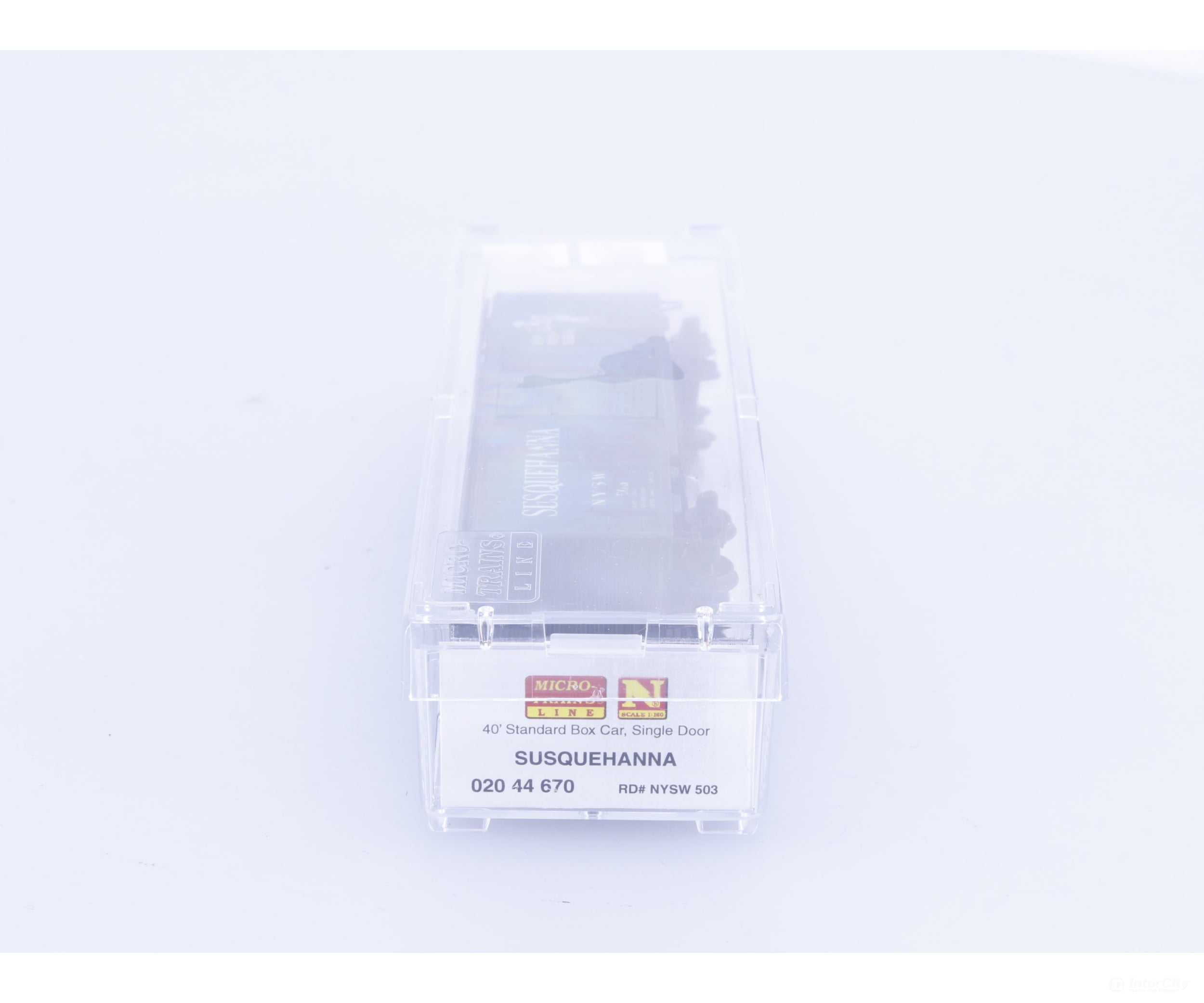 Micro Trains 02044670 N 40’ Single Door Boxcar Factory Weathered Susquehanna (NYSW) 503 - Freight Cars