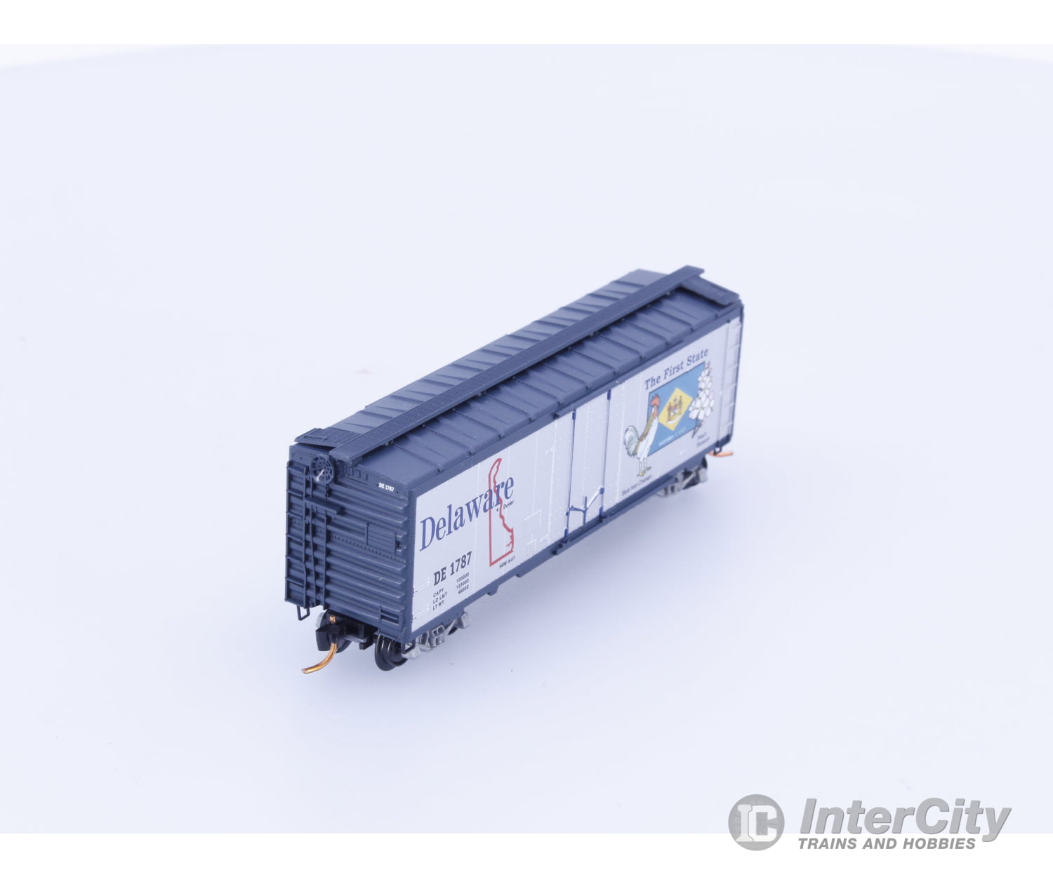 Micro Trains 02100414 N 40’ Plug Door Boxcar Delaware State Car (DE) 1787 Freight Cars