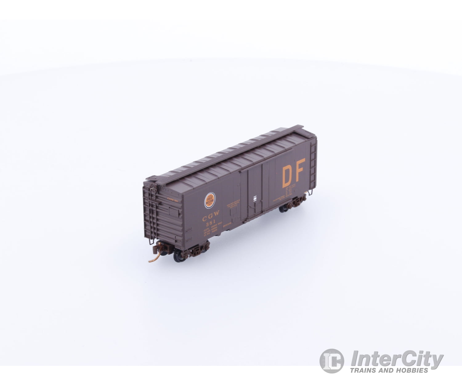 Micro Trains 02100430 N Boxcar 40’ Steel Plug Door Chicago Great Western (CGW) 381 Freight Cars