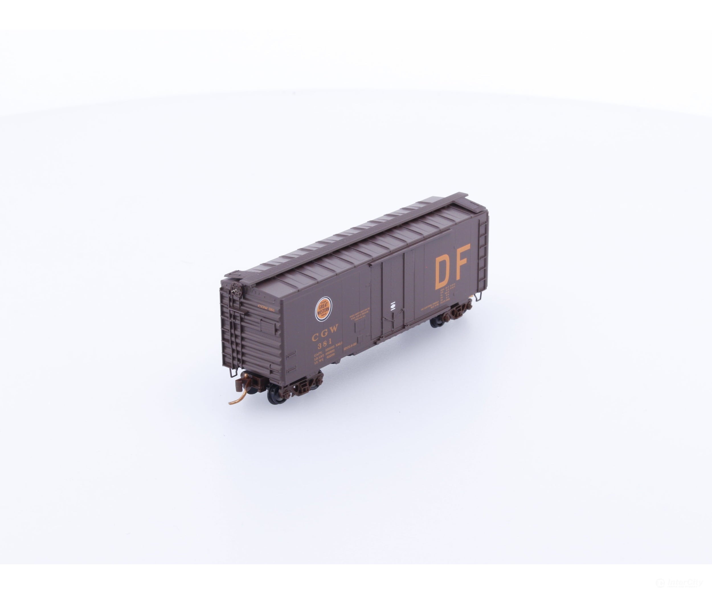 Micro Trains 02100430 N Boxcar 40’ Steel Plug Door Chicago Great Western (CGW) 381 Freight Cars