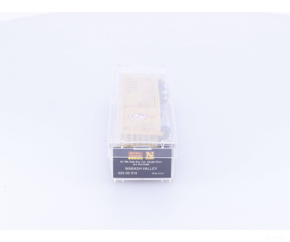 Micro Trains 02500910 N 50’ Single Door Boxcar Wabash Valley (WVRC) 8161 - Freight Cars
