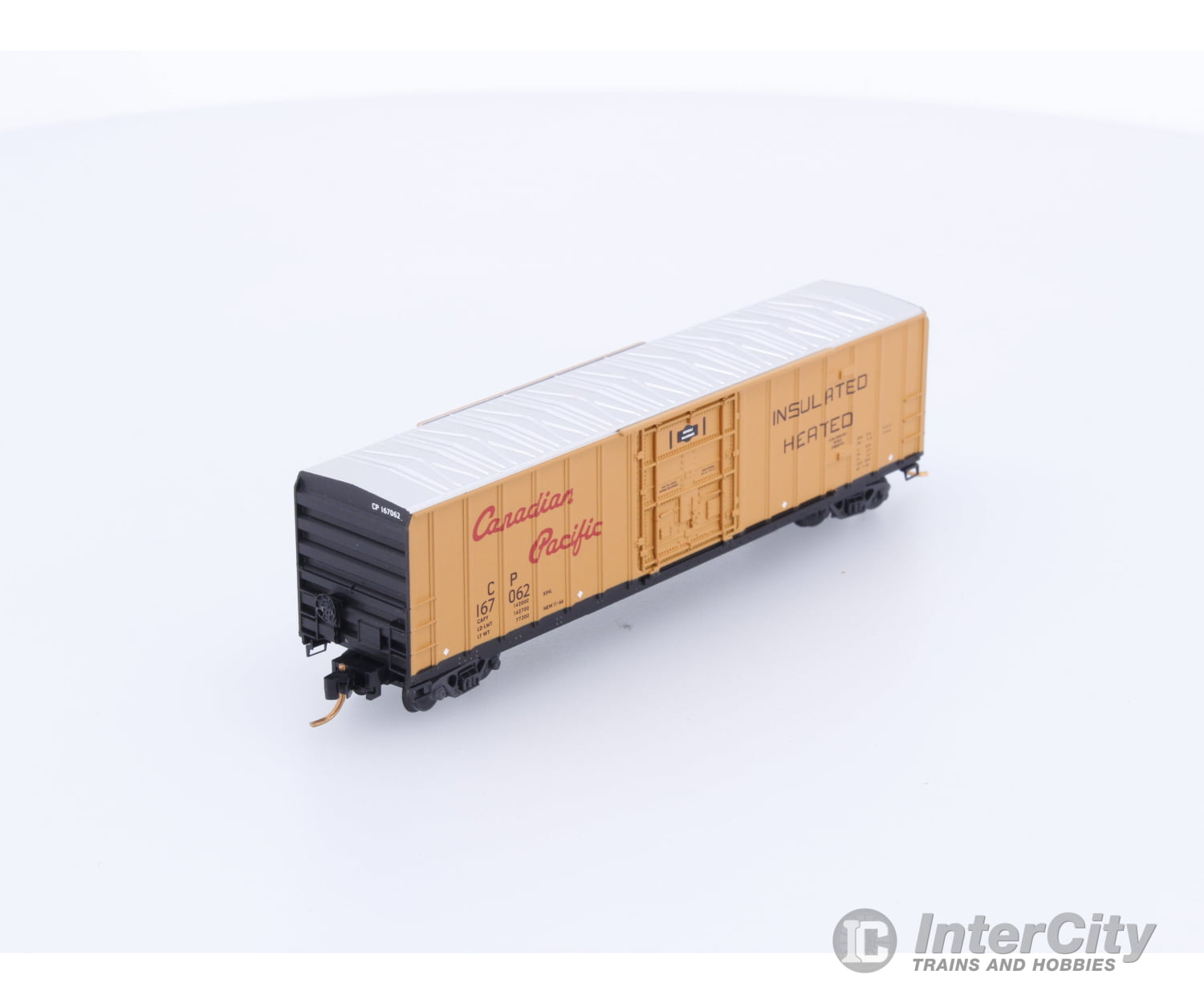 Micro Trains 02700310 N 50’ Rib Side Box Car Plug Door Canadian Pacific (CP) 167062 Freight Cars