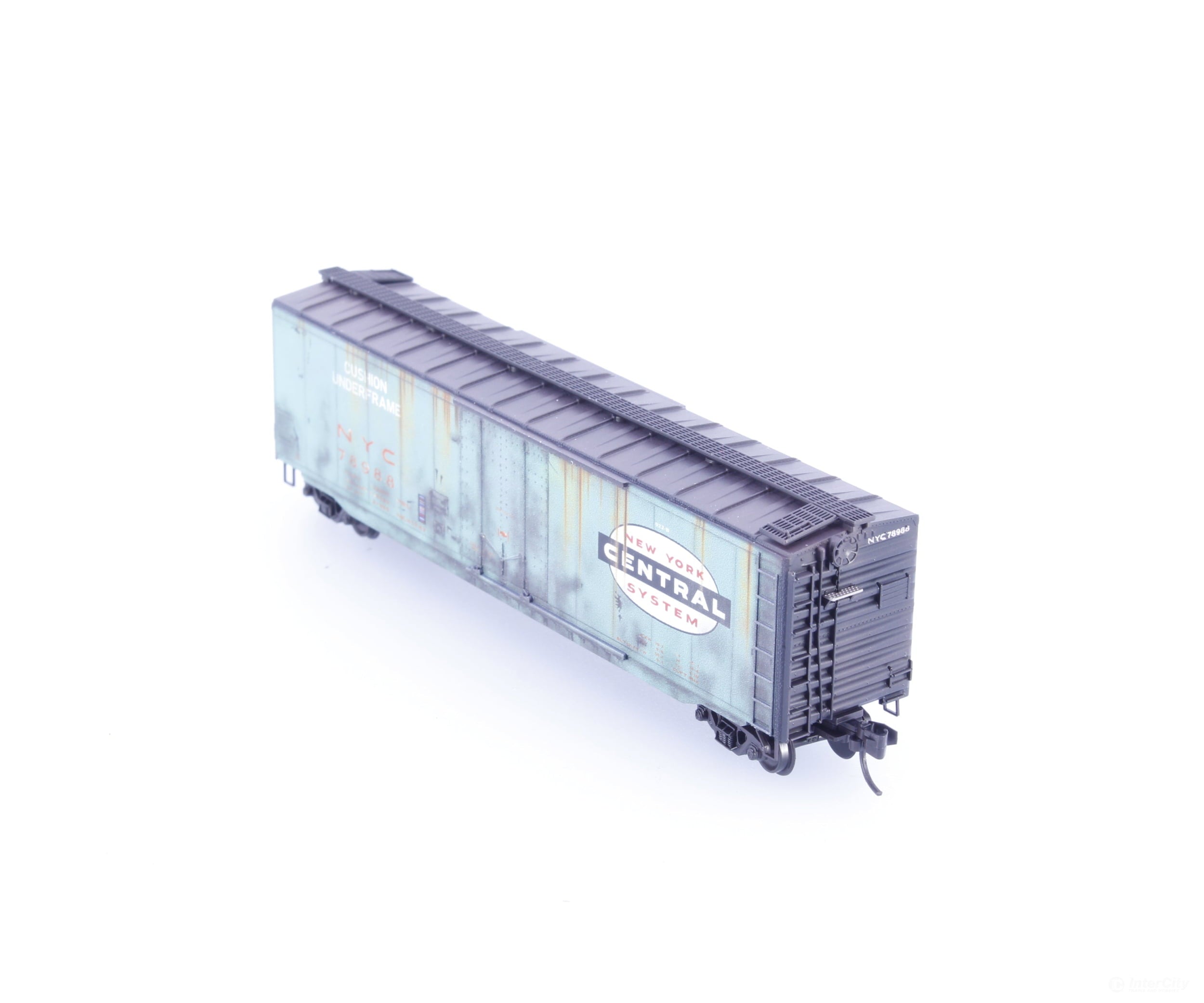 Micro Trains 03244530 N 50’ Single Door Boxcar Factory Weathered New York Central (NYC) 78998 - Freight Cars