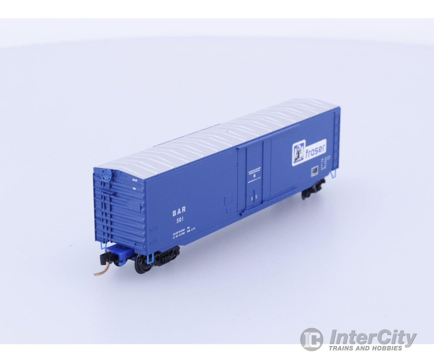 Micro Trains 03800390 N Boxcar 50’ Steel Plug Door Bangor and Aroostook BAR 501 Freight Cars