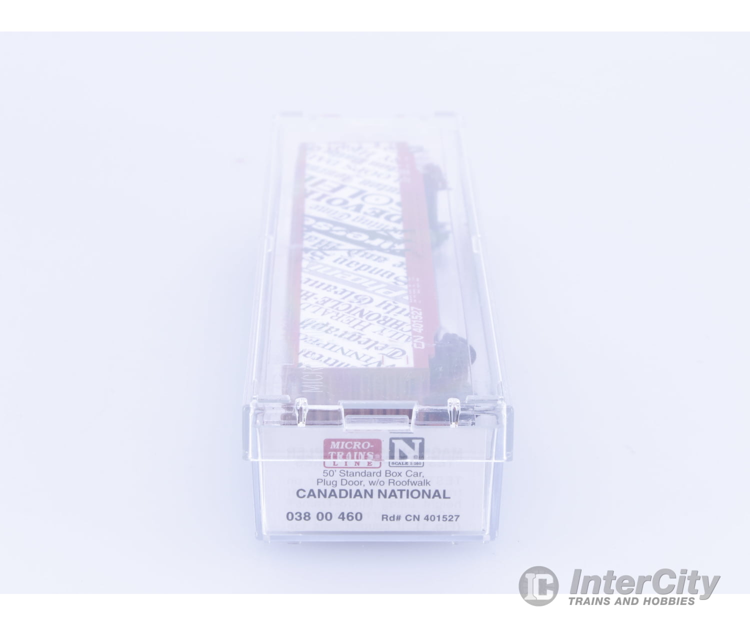 Micro Trains 03800460 N 50’ Plug Door Boxcar Canadian National (CN) 401527 Freight Cars