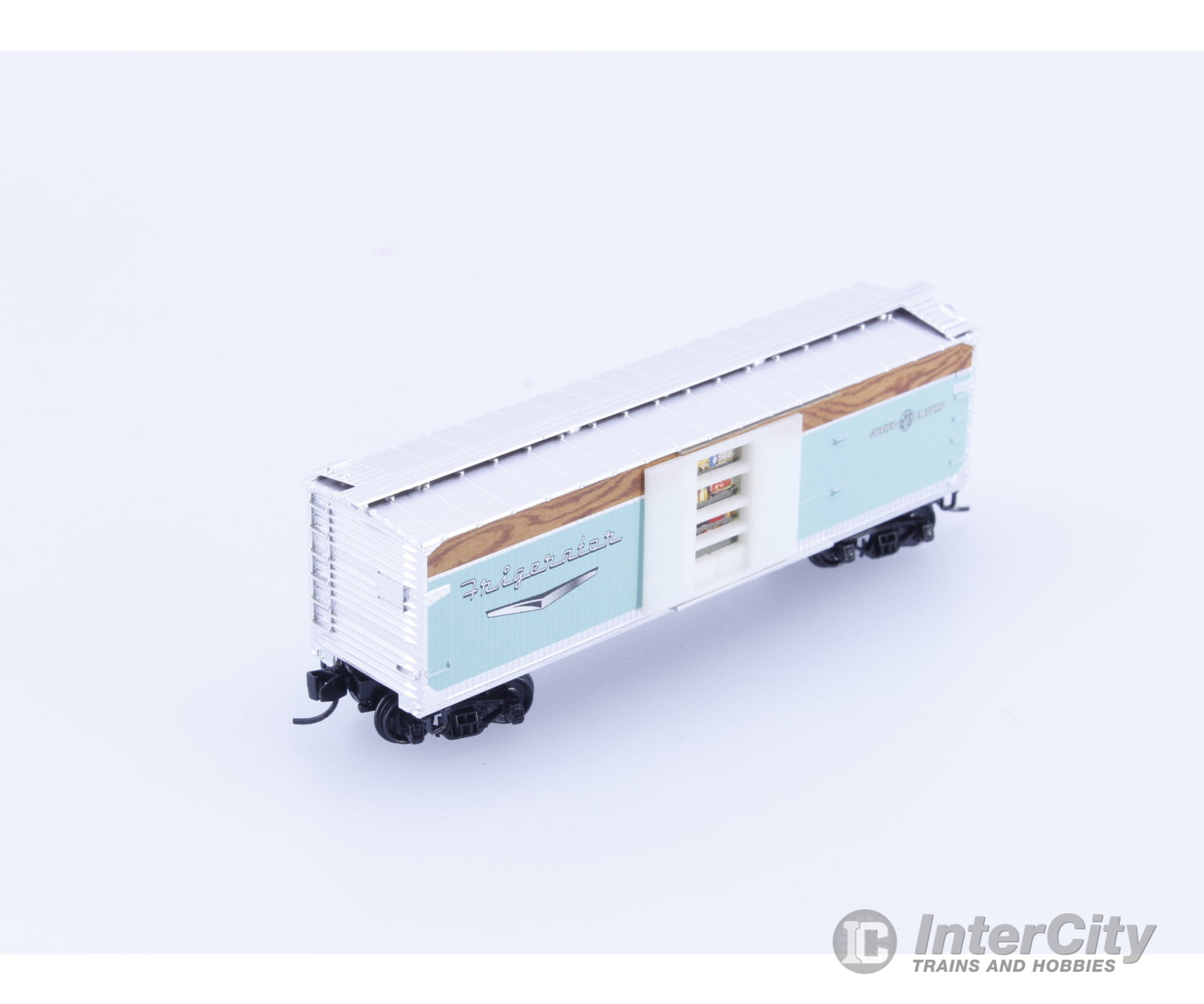 Micro Trains 04200160 N 40’ Double Sheathed Wood Reefer April Fools General Electric (GE) Frigerator Freight Cars