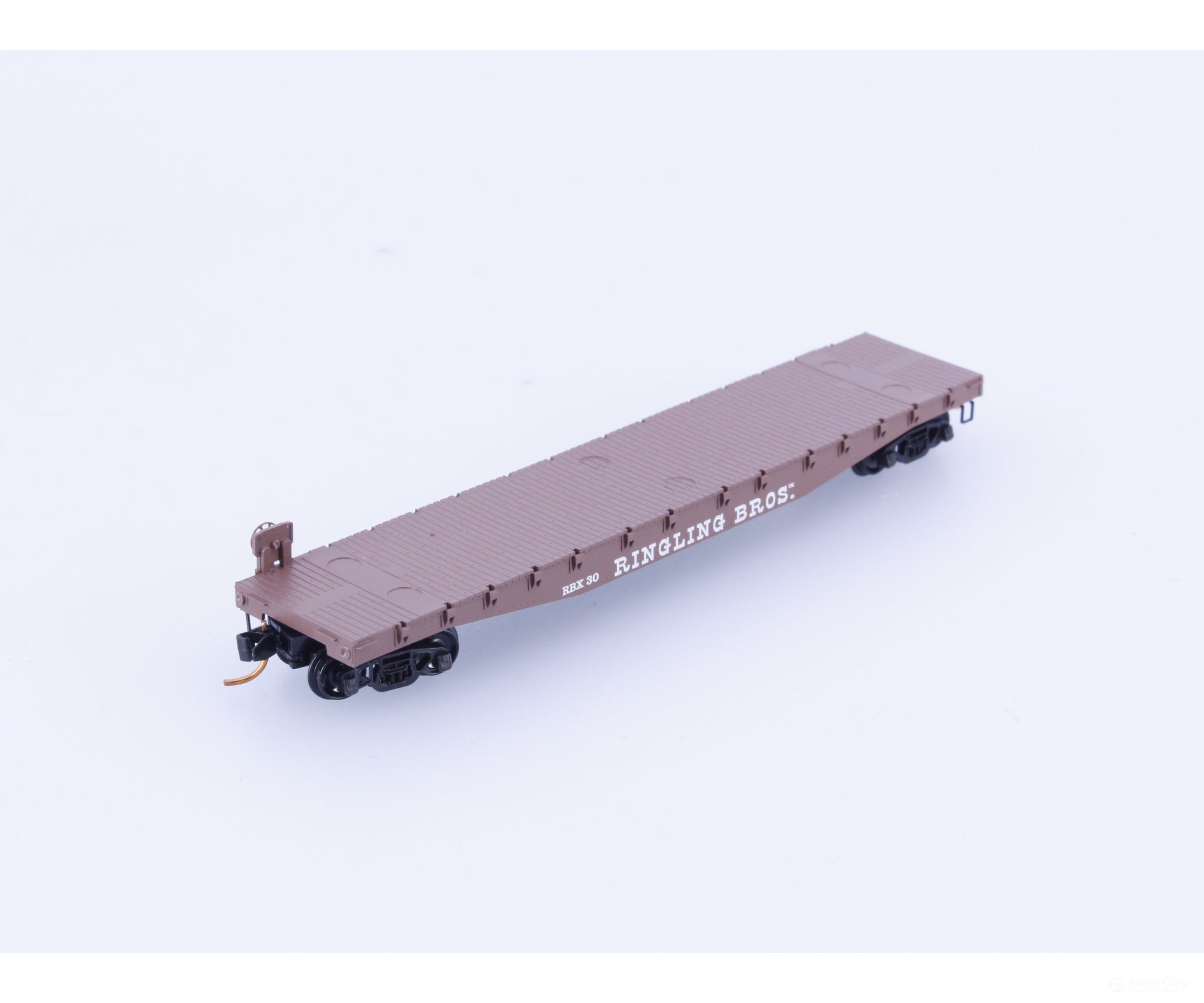 Micro Trains 04500391 N 50’ Fishbelly Side Flatcar Ringling Bros. and Barnum & Bailey (RBX) 30 Freight Cars