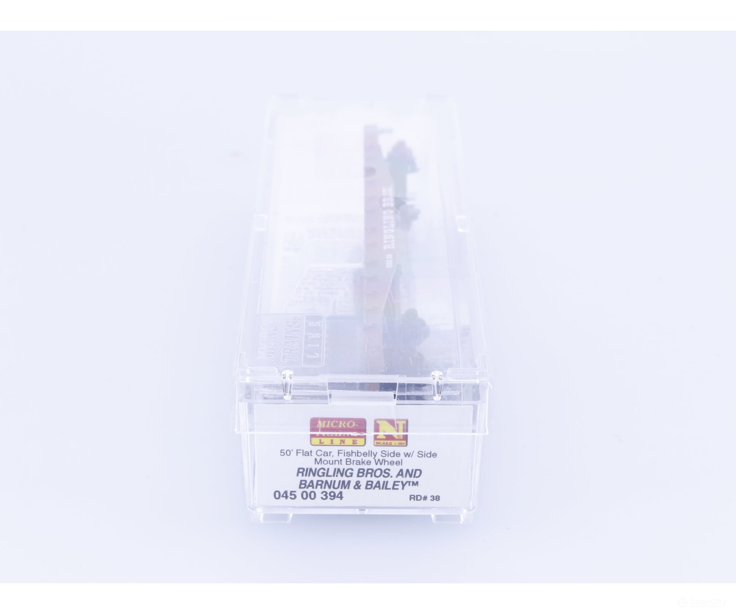 Micro Trains 04500394 N 50’ Fishbelly Side Flatcar Ringling Bros. and Barnum & Bailey (RBX) 38 Freight Cars