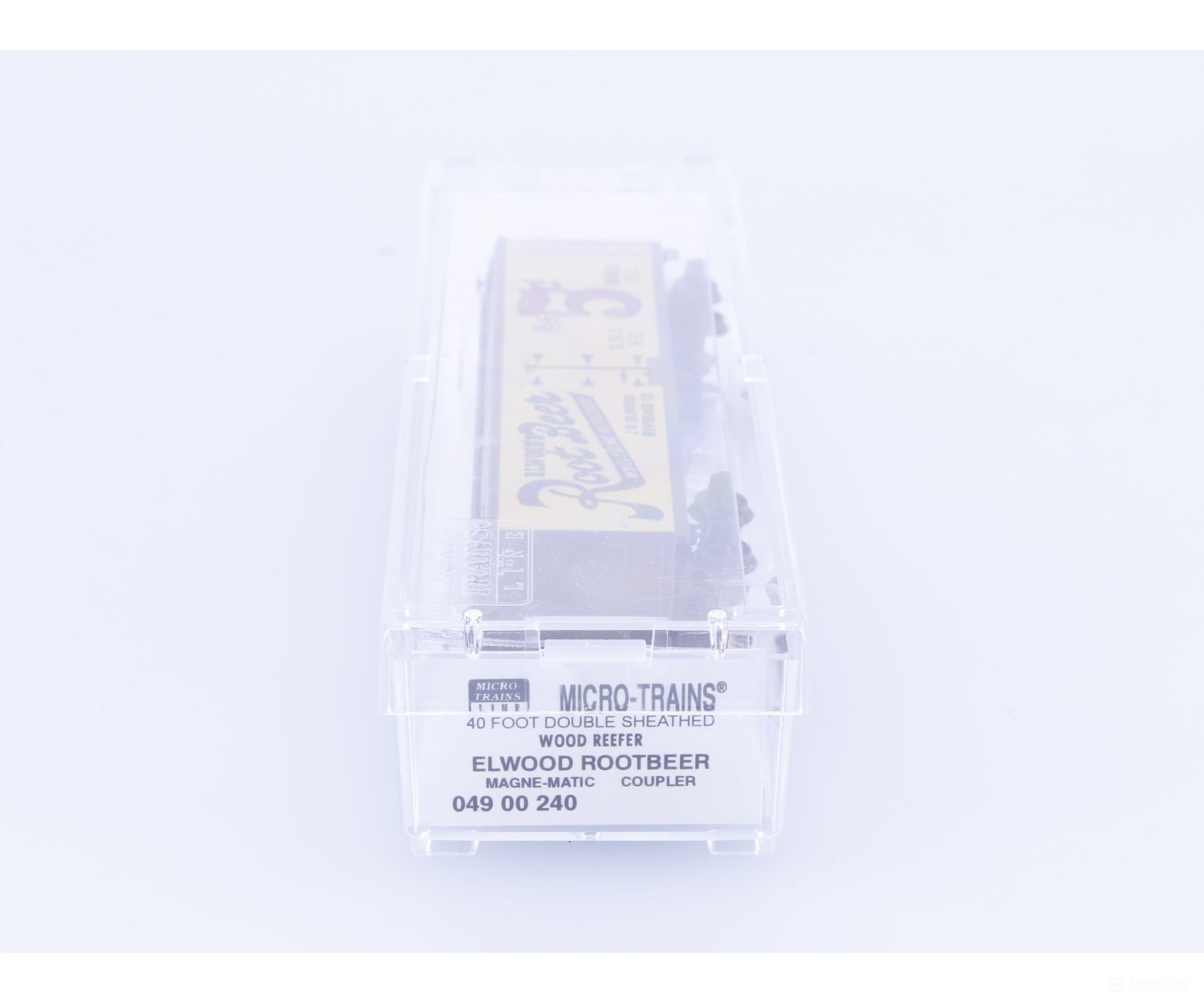 Micro Trains 04900240 N 40’ Double Sheathed Wood Reefer Elwood’s Root Beer (EBC) 5021 Freight Cars