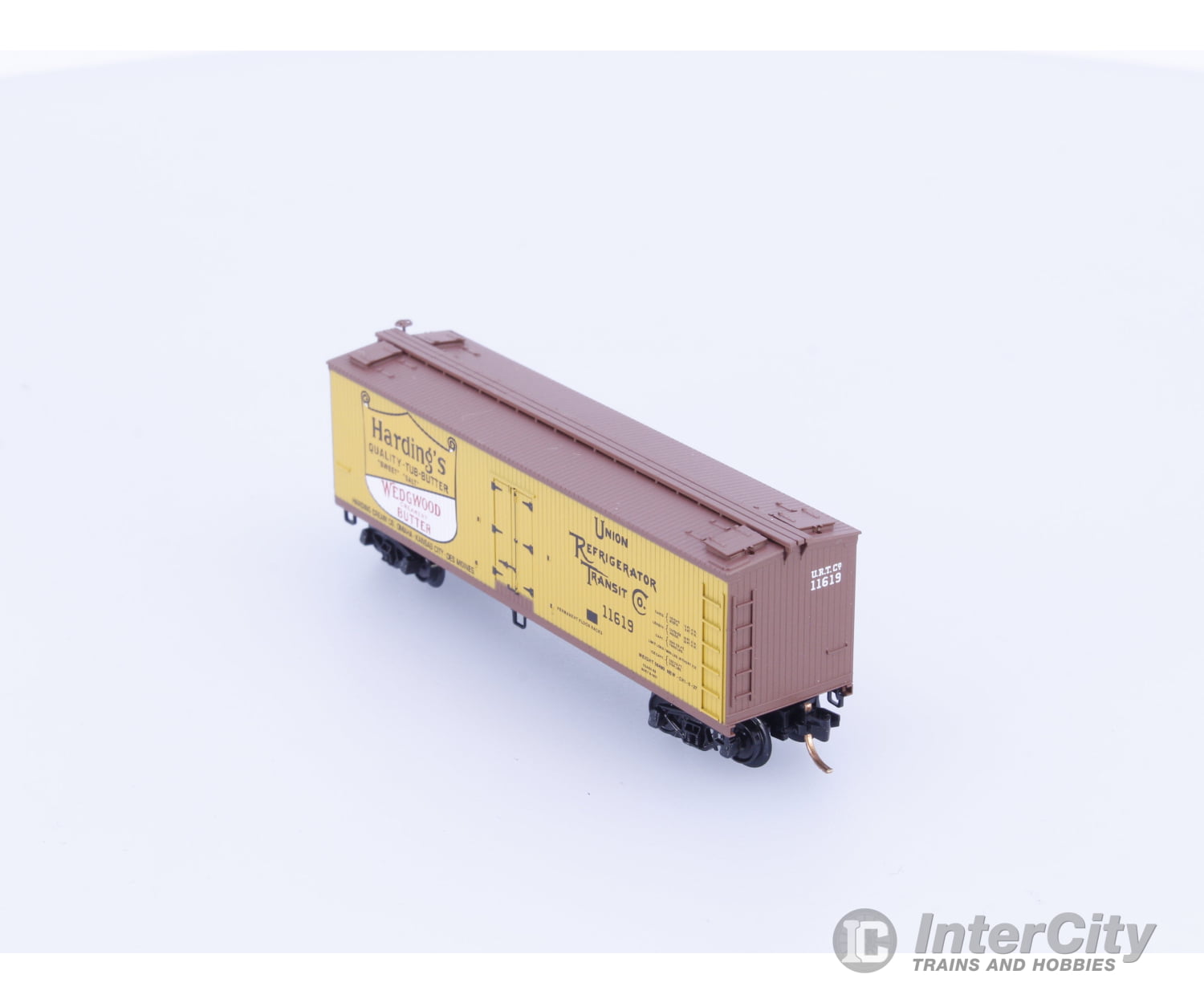 Micro Trains 04900540 N 40’ Double Sheathed Wood Reefer Harding’s Butter (URTCo) 11619 Freight Cars