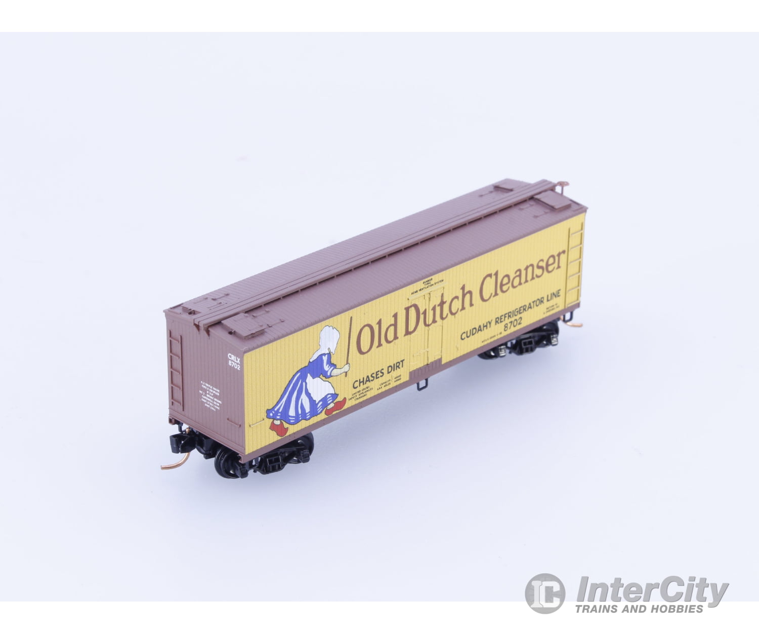 Micro Trains 04900770 N 40’ Double Sheathed Wood Reefer Old Dutch Cleanser Cudahy Refrigerator Line 8702 Freight Cars