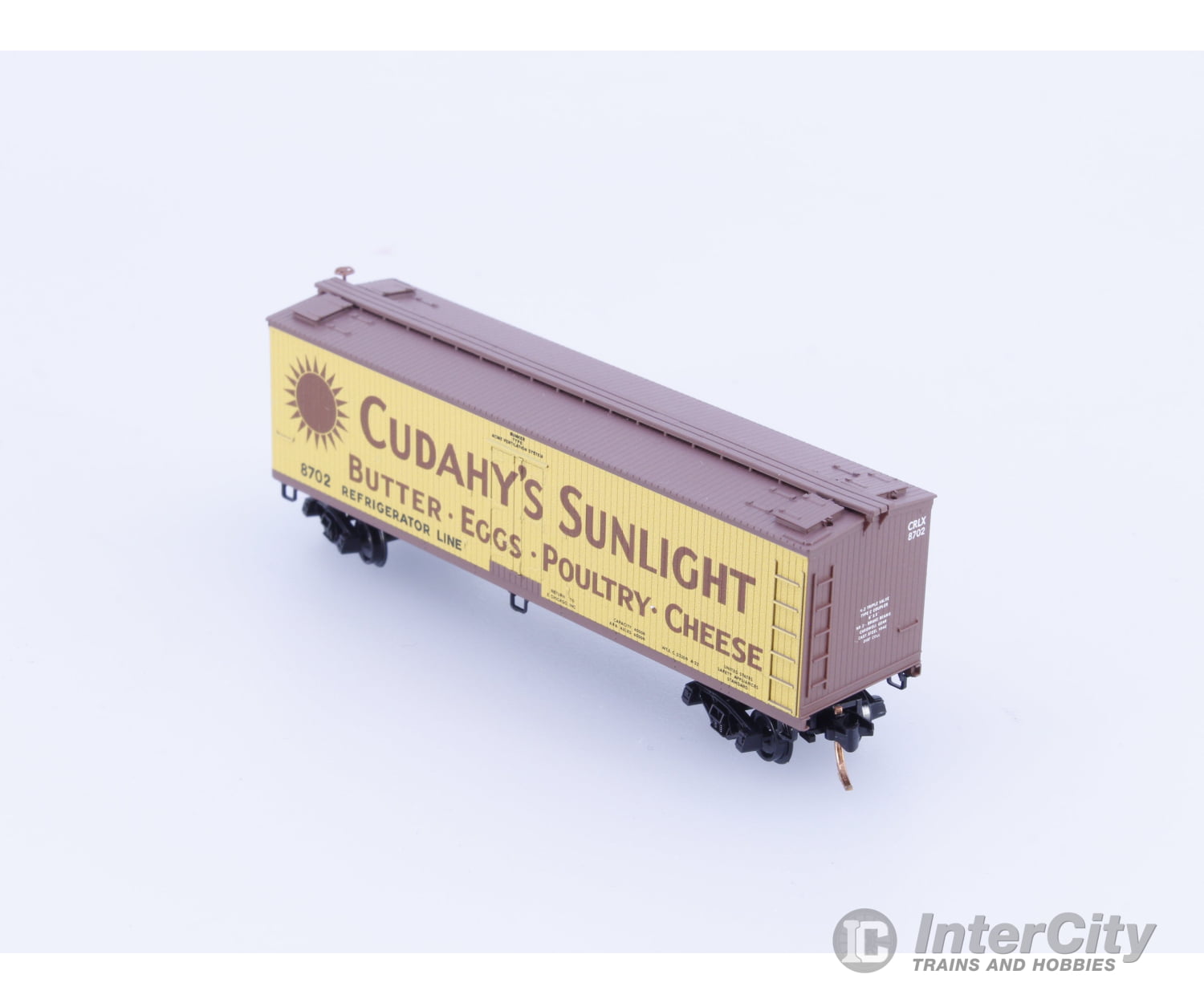 Micro Trains 04900770 N 40’ Double Sheathed Wood Reefer Old Dutch Cleanser Cudahy Refrigerator Line 8702 Freight Cars