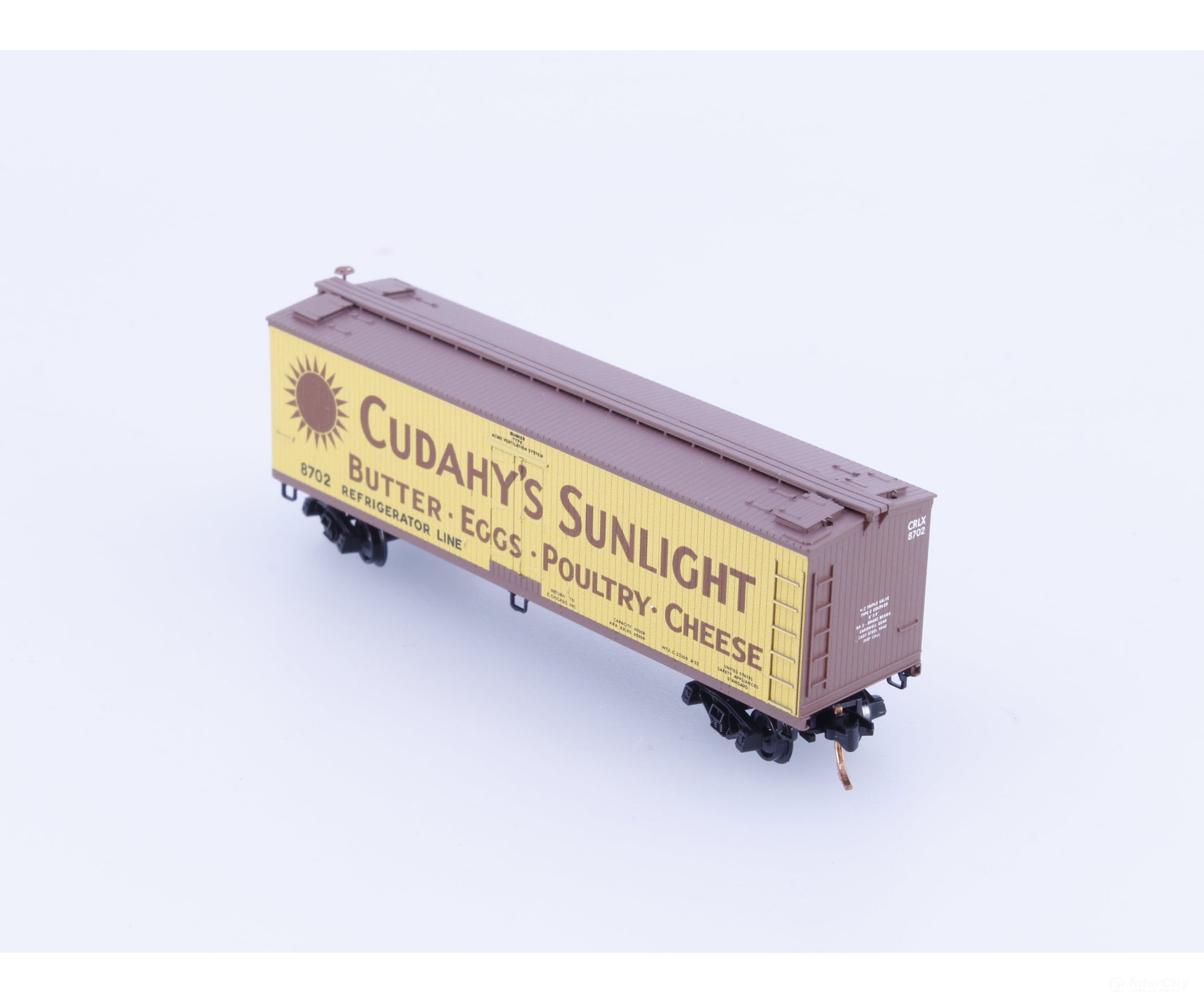 Micro Trains 04900770 N 40’ Double Sheathed Wood Reefer Old Dutch Cleanser Cudahy Refrigerator Line 8702 Freight Cars