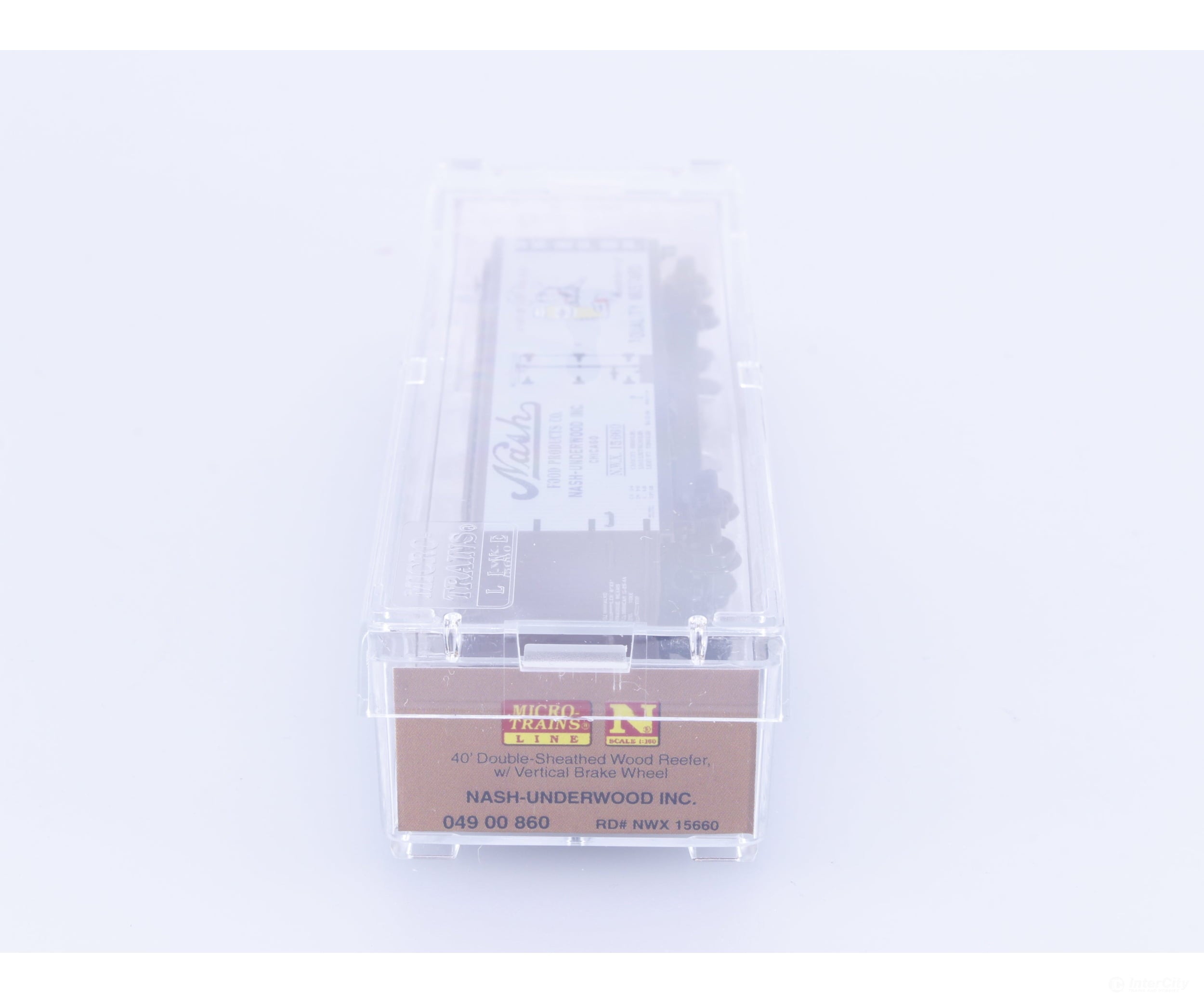 Micro Trains 04900860 N 40’ Double Sheathed Wood Reefer Nash Food Products (NWX) 15660 Freight Cars