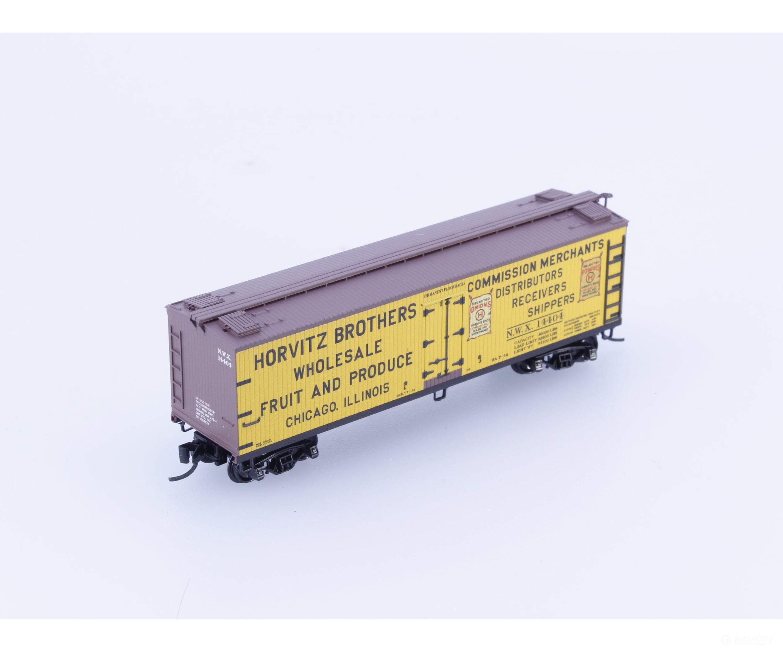 Micro Trains 04900870 N 40’ Double Sheathed Wood Reefer Horvitz Bros Wholesale (NWX) 14404 Freight Cars