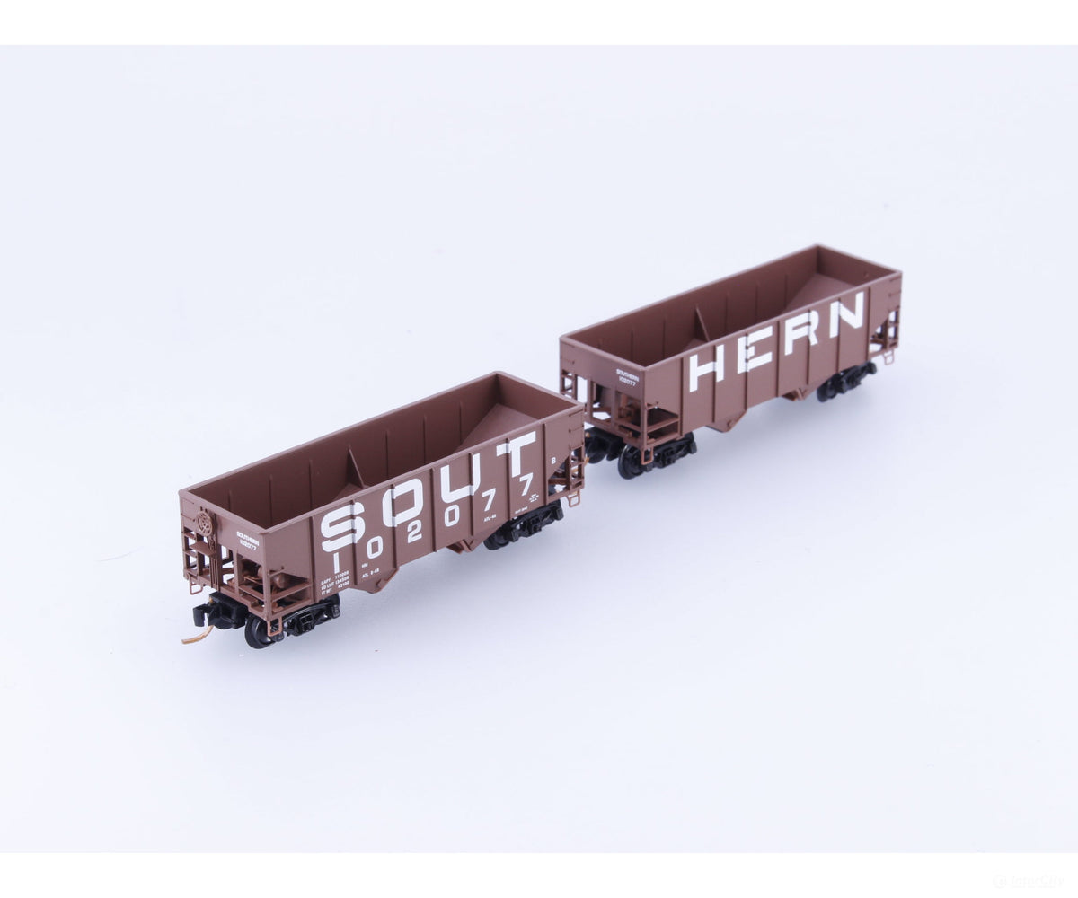 Micro Trains 05600370 N 2-Bay Open Hopper USRA 55 Ton Southern Railway (SOU) 102077 - Freight Cars
