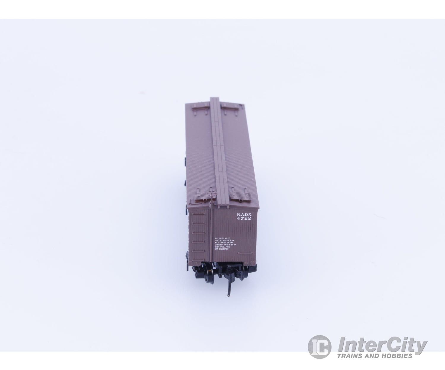 Micro Trains 05800480 N 36’ Wood Sheathed Ice Reefer with Truss Rods Mid-West Catsup (NADX) 4722 Freight Cars