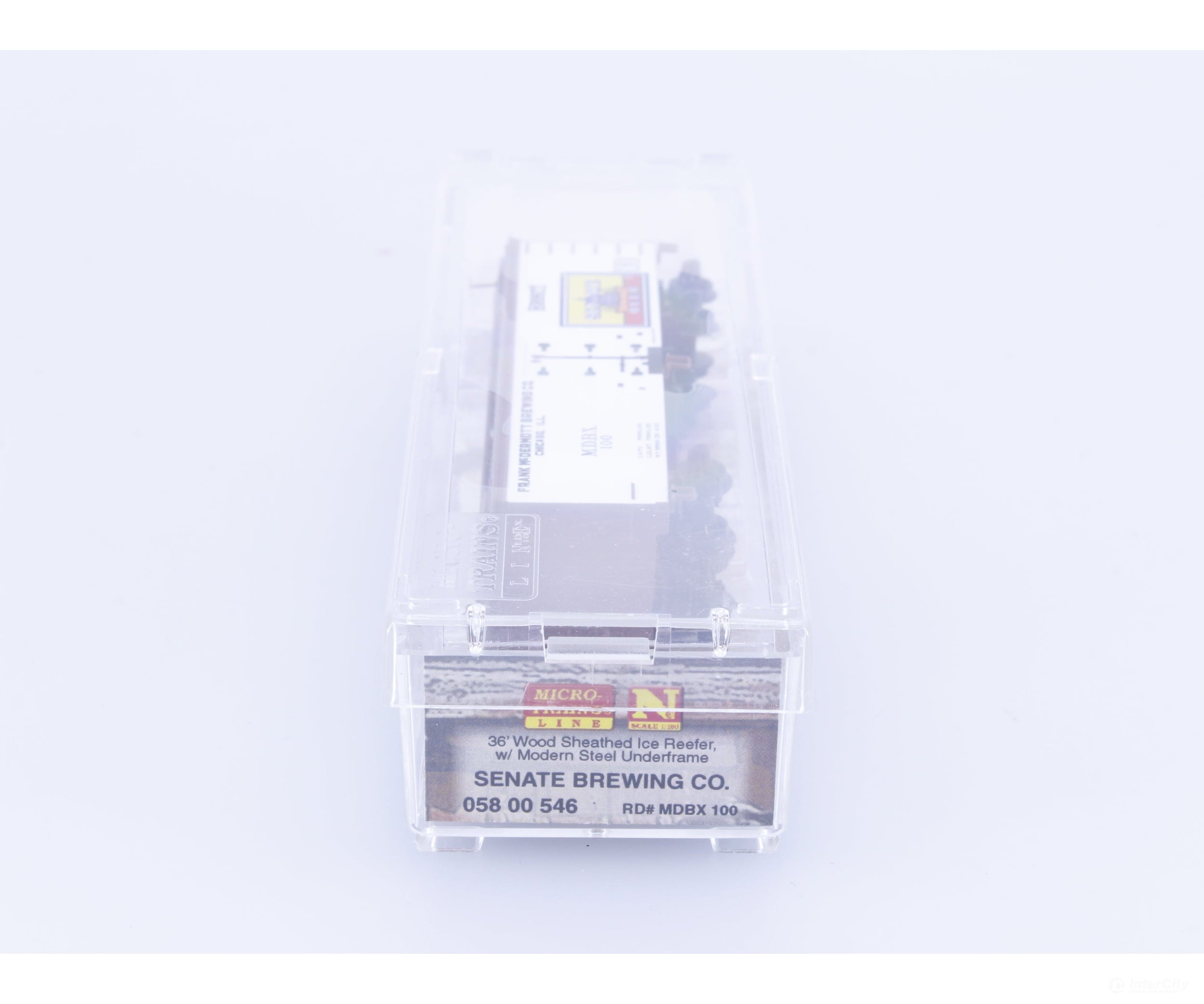 Micro Trains 05800546 N 36’ Wood Sheathed Ice Reefer Frank McDermott Brewing (MDBX) 100 Freight Cars