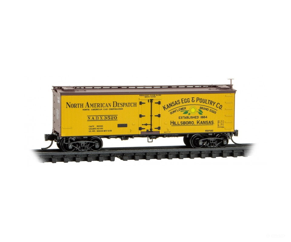 Micro Trains 05800602 P&E #3 Kansas Egg & Poultry Rd# 3520 Freight Cars