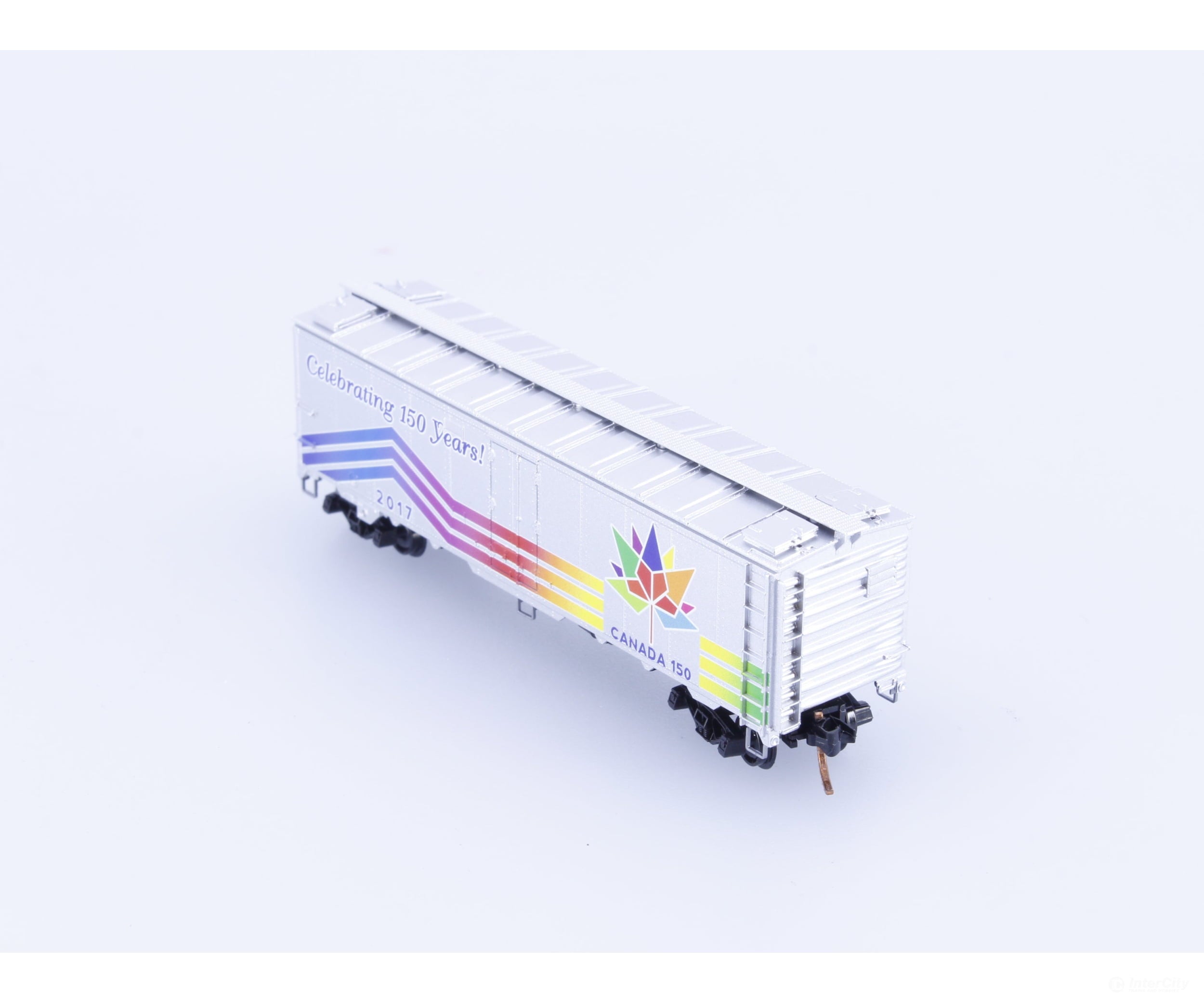 Micro Trains 05900566 N 40’ Steel Ice Reefer with Preco Fan Canada 150 2017 Freight Cars