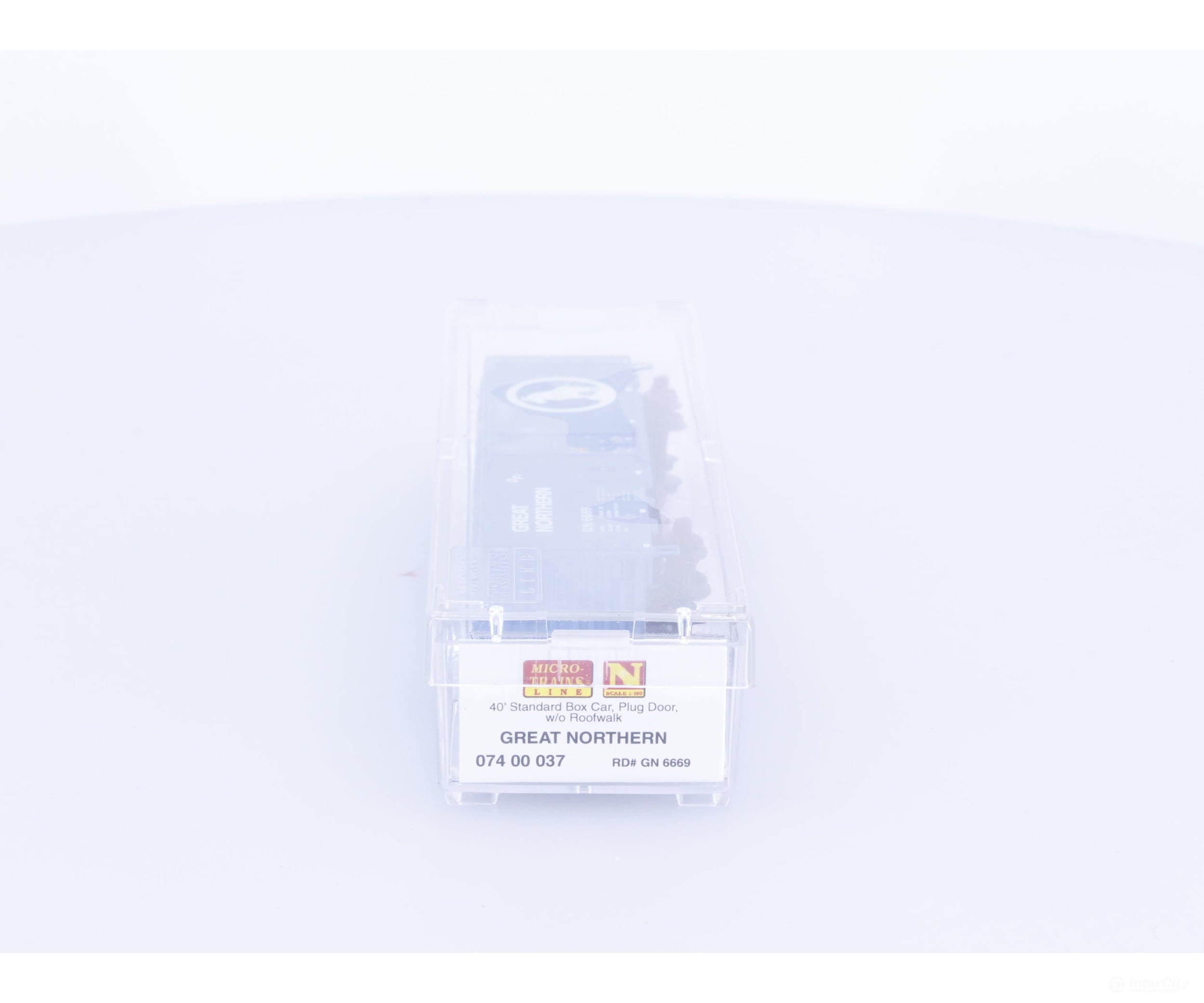 Micro Trains 07400037 N 40’ Standard Box Car Plug Door Great Northern (GN) 6669 Freight Cars