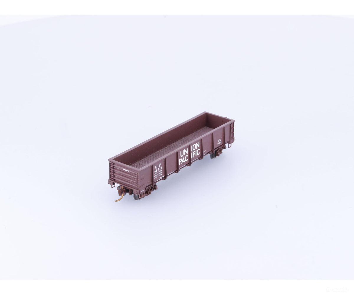 Micro Trains 083 00 010 N 40’ Drop Bottom Gondola Union Pacific (UP) 66775 (#2) - Freight Cars