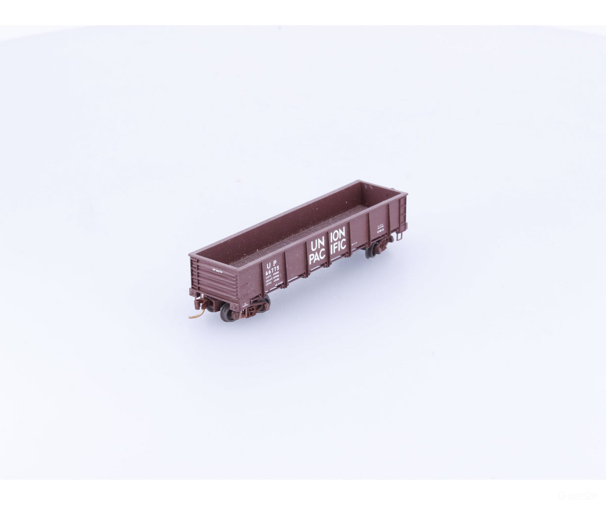 Micro Trains 08300010 N 40’ GS Drop Bottom Gondola Union Pacific (UP) 66775 - Freight Cars